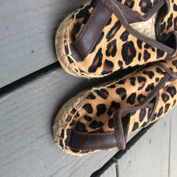 Tory Burch McKenzie calf hair espadrilles size 8 - Picture 4 of 5